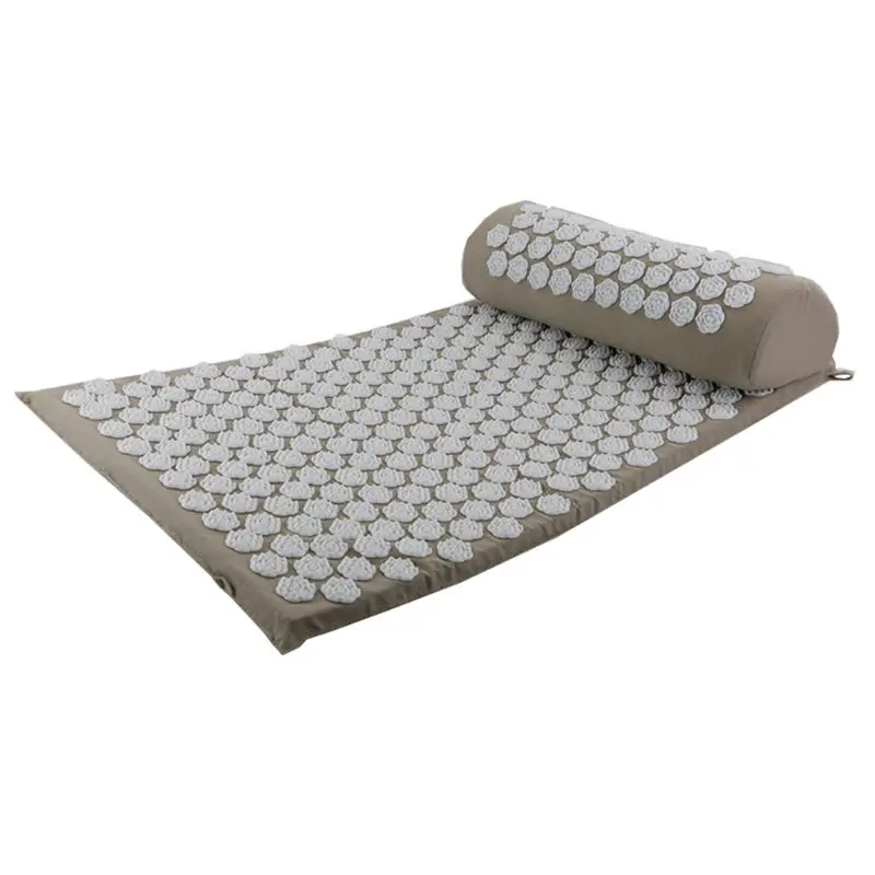 

Acupuncture Massage Cushion Mat Pillow Yoga Mat Body Muscle Tension Spike Pad 50JF