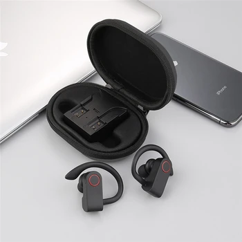 

2019 Newest A9 TWS Subwoofer Wireless Earphones Bluetooth 5.0 ear buds Bluetooth Earphone with Charging Box Headset