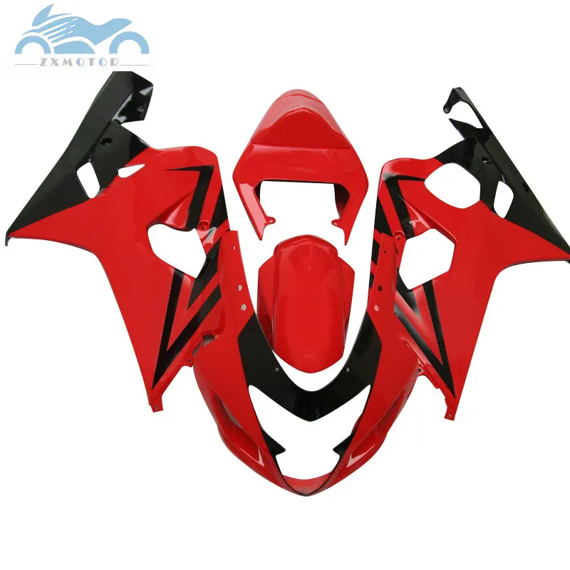 АБС-пластик комплект обтекателей для SUZUKI 2004 2005 GSX R600 R750 гоночный спортивные обтекатели комплект 04 05 GSXR750 GSXR600 K4: красный, зеленый, фиолетовый