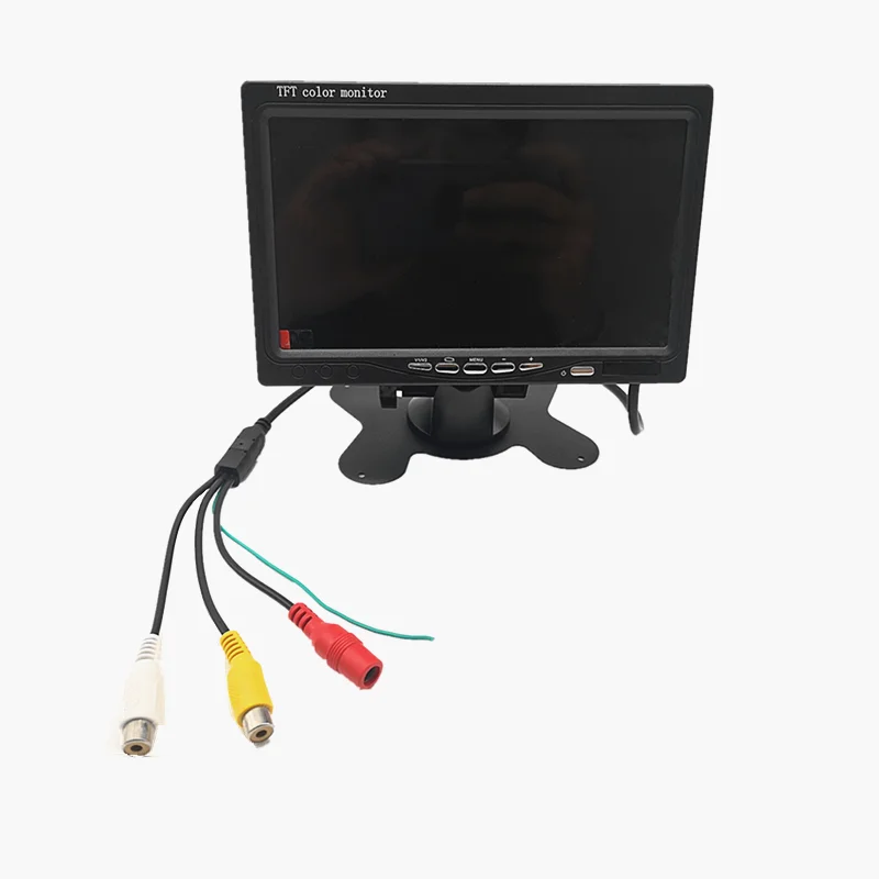 Горячая " TFT lcd цветной HD экран монитор для автомобиля CCTV обратный заднего вида камера заднего вида подголовник монитор 2 способ AV head up дисплей