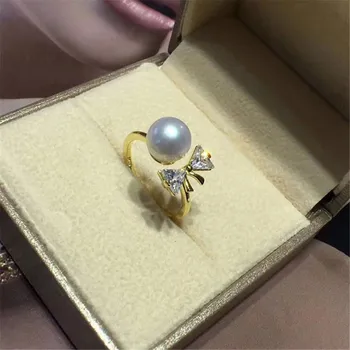 

Hot Sale Pearl Ring Mountings Findings Adjustable Ring Jewelry Setting Parts Fittings Charm Accessories Silver Jewelry Making
