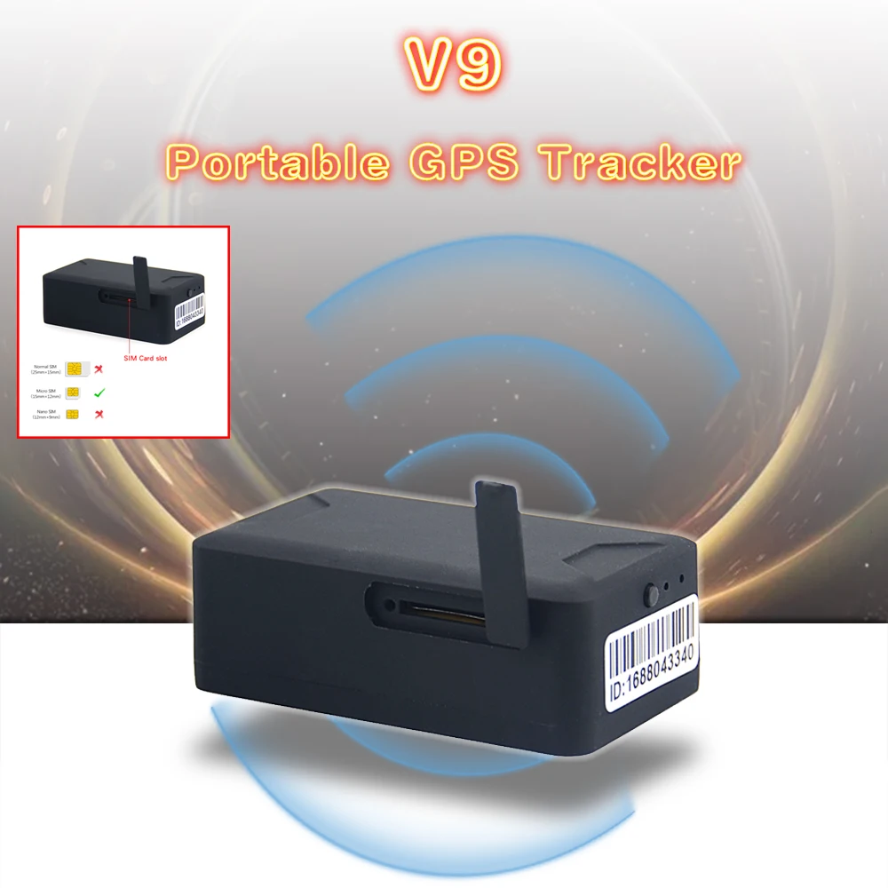 V9 Strong Magnetic Mini GPS Tracker For Car Anti-lost Anti-theft With Long Standby Time SOS Remote Monitoring Low Battery Alarm |