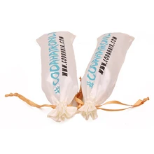 100 шт. CBRL маленький атласный мешочки с завязками атласная ювелирные сумки атласные подарочные пакеты сумки c индивидуальным логотипом украшение Сумочка Подарочный пакет