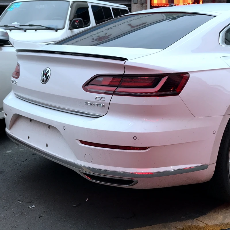 

For Volkswagen New Arteon 2018 2019 High Quality ABS Material Car Rear Wing Primer Color Rear Spoiler For CC18 19