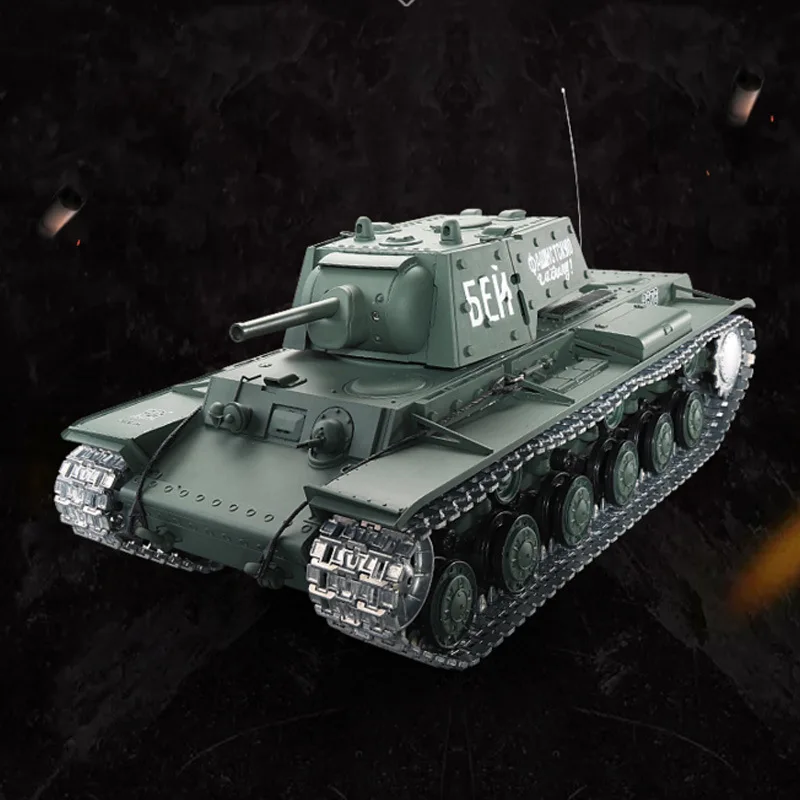 헝 롱 1/16 소련 KV-1'S 3878-1 RC 중전차 RTR 소년 선물