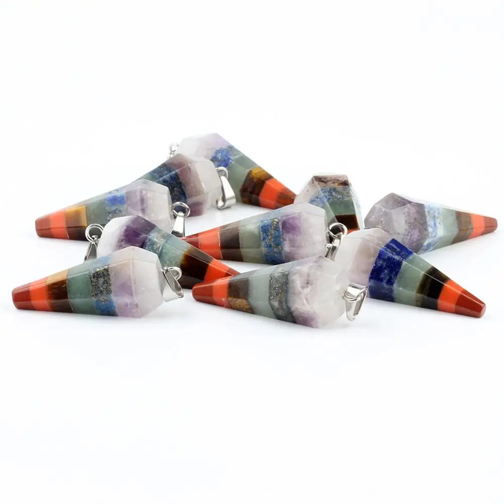 10 шт. Ассорти Природный Смешанные Камни Камень Точка Шестигранный Кристалл