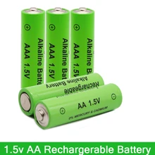 Новая бирка 3000 MAH аккумуляторная батарея АА 1,5 V. AAA 1,5 V перезаряжаемая новая Alcalinas drummey для игрушечная лампа излучающий диод