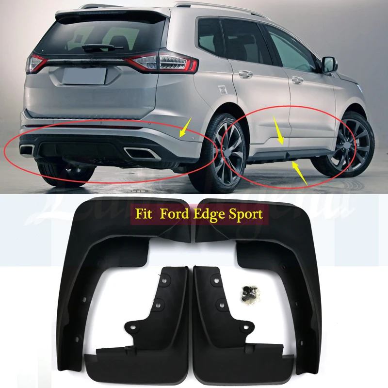 4 шт. автомобиля задние передние Брызговики, Брызговики для Ford Edge Sport