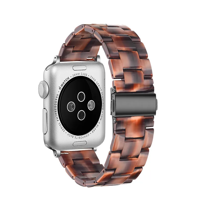 B Нержавеющая сталь ссылка ремешок для apple watch, ремешок 38/42 мм Браслет металлической застежкой для ремешки для часов iwatch 4 44 мм 40 мм серии 3/2/1 - Цвет ремешка: B