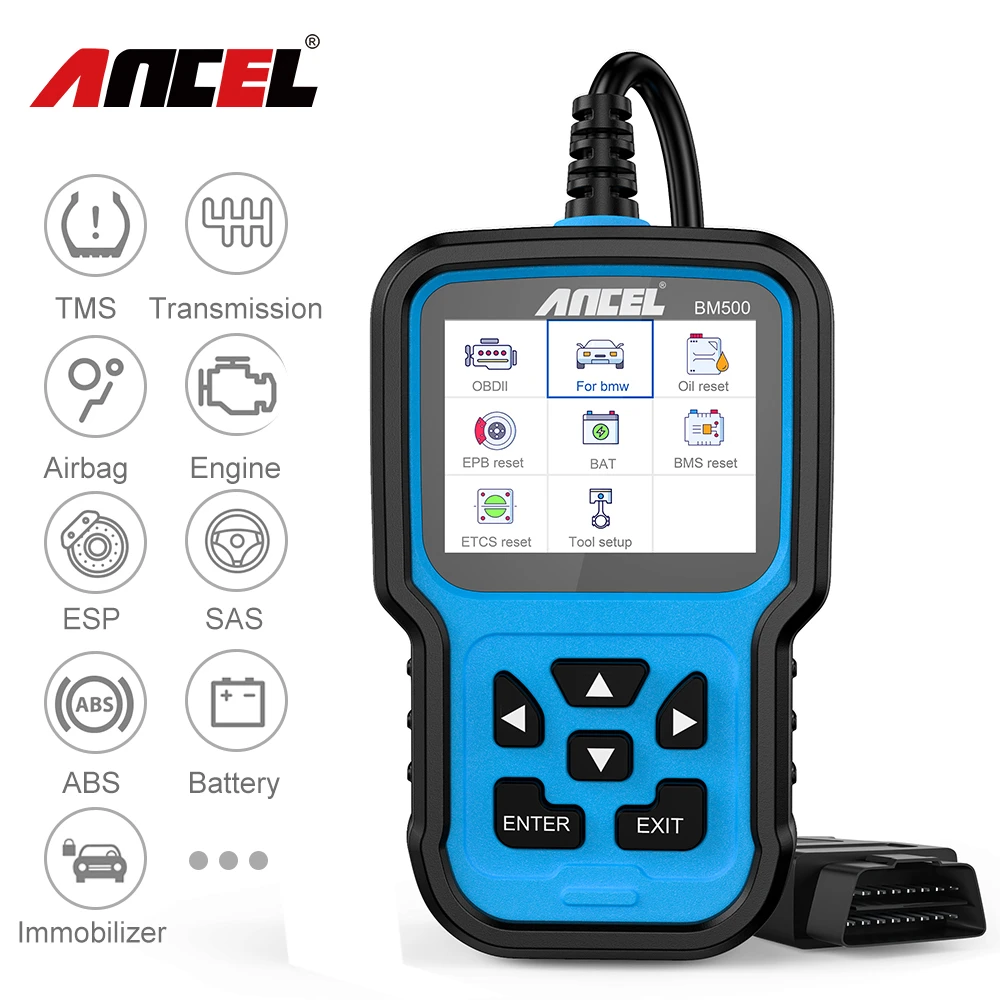 Ancel BM700 OBD2 Scanner Car Diagnostic Tool Multi-System OBD2 Scanner Auto Fault Code Reader for BMW After 1998 big car inspection equipment