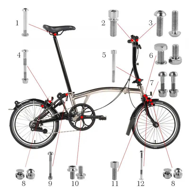 brompton titanium handlebar