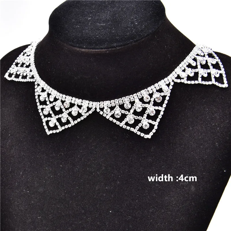 50cm 8 flower shape New Bling 50cm/lot rhinestone dance crystal chain Tassels Curtain decoration sew on garment rhinestone banding Necklace trim - Цвет: 50cm 8 flower shape