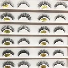 Натуральные накладные Искусственные ресницы, длинный макияж, 3d норковые ресницы, накладные ресницы, норковые ресницы