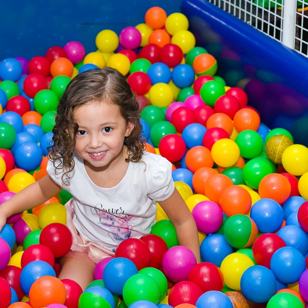 Promo 100Pcs/Set Plastic Balls 7CM Balls For Dry Pool Funny Kid Swim Pit Toy Dry Pool Wave Game Eco-Frien