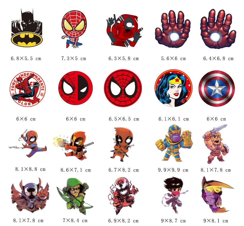 100 шт наклейки Marvel Pack персонажи фильмов для мобильного телефона, ноутбука, чемодана, гитары, скейтборда, автомобильные наклейки