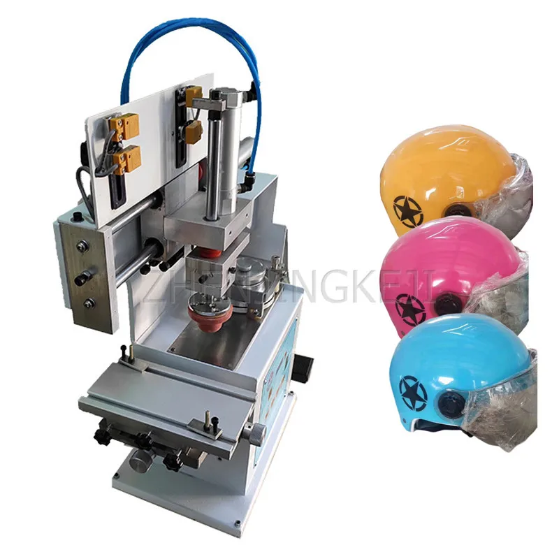 

Helmet Printing Machine Tools Mpneumatic Small 220V Desktop Printer Square Board Semi-automatic Car Stationery Gift Instrument