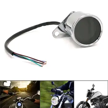 

Universal Motorcycle Speedometer LCD Digital Display Odometer Cafe Racer Tachometer Scooter ATV Meter Motorcycle Accessories