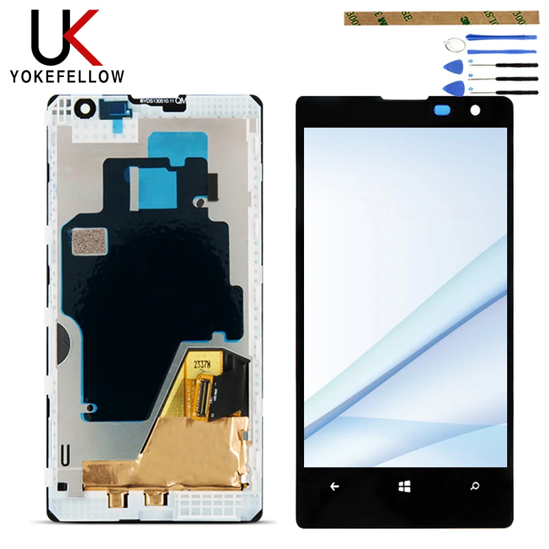 

Mo 4.5" Inch For Nokia Lumia 1020 LCD Display Touch Screen Digitizer Assembly Replacement Part 1280x720 FHD