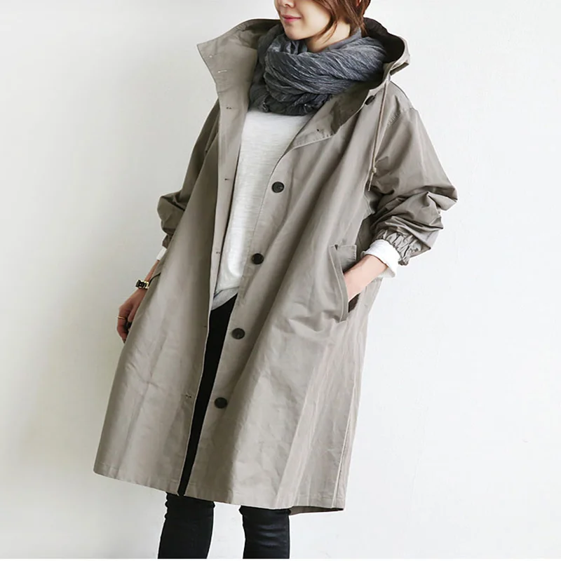 N010 # AliExpress модель 2020 британская ветровка Новая Корейская свободная куртка