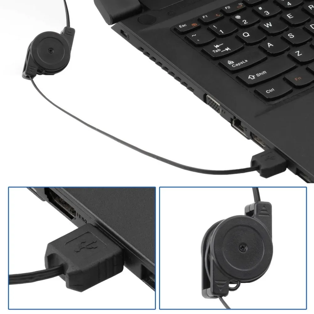 Высокое качество 1 шт. мини USB 5 м Выдвижная веб-камера Веб-камера для ноутбука Прямая поставка