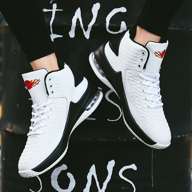 

2019 New Men Professional High-top Basketball Shoes Men's Cushioning Light Basketball Sneakers Anti-skid Breathable Jordan Shoes