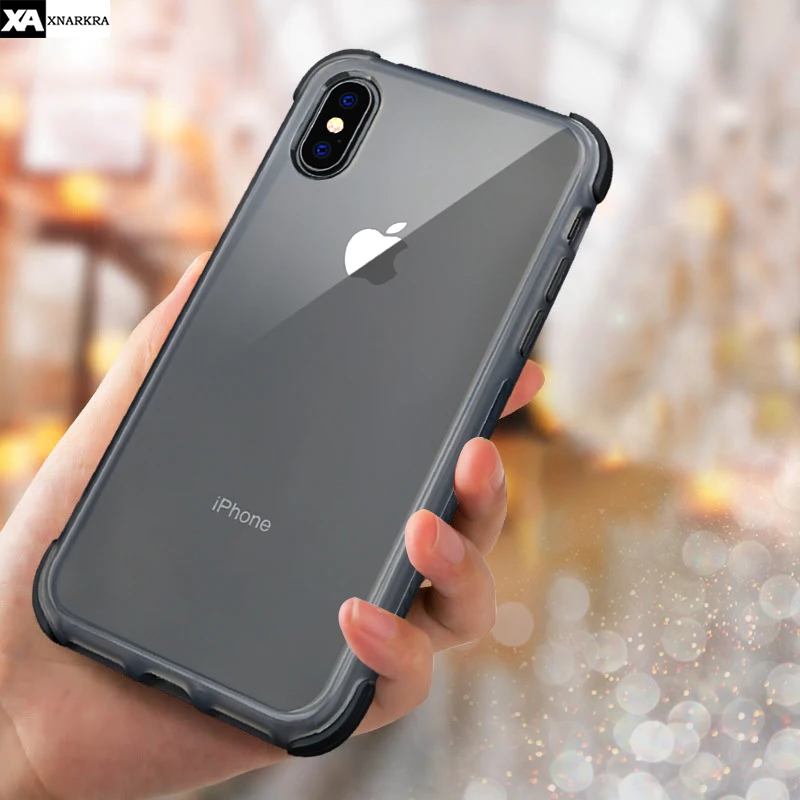 

Shockproof Bumper Transparent Case For iPhone 11 Pro XS MAX XR X Anti-shock Heavy Duty Protective Cover For iPhone 7 8 6 6S Plus
