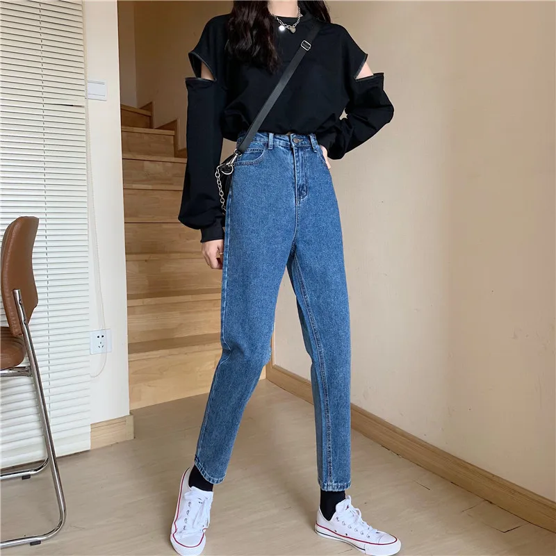 

Cheap wholesale 2021 spring summer autumn new fashion casual Denim women Pants woman female OL jeans women At0716X