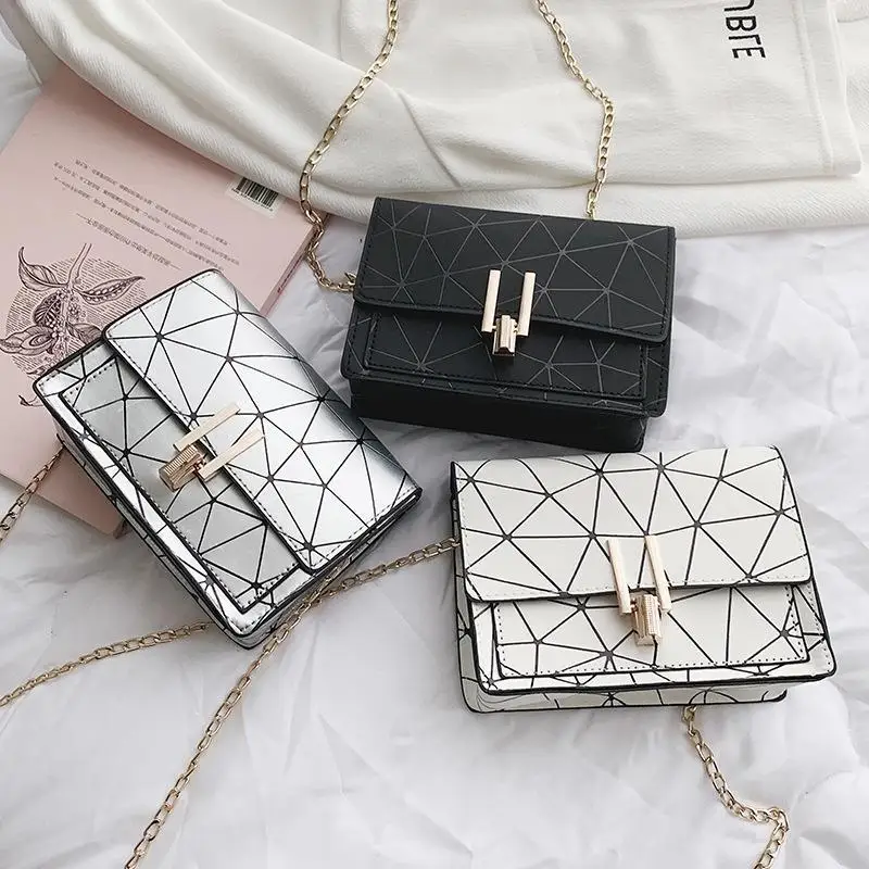 

2020 New Arrival Small Bag Small Chain Square Sling Bag Shoulder Bag Korean Version of the Versatile Crossbody Bag Summer
