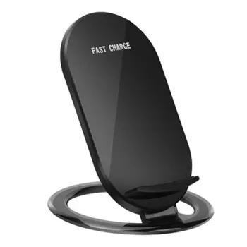 

Universal N900 Wireless Fast Charger Stand Holder With LED Indicator Light 2-Coils 15W Fast Charging Pad Stand