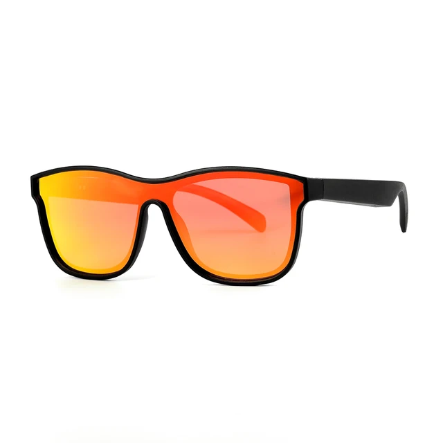 Smart Glasses Wireless Bluetooth 5.0 Sunglasses Outdoor Smart Sport Hands-Free Calling Calling Music Anti-Blue Eyeglasses Red