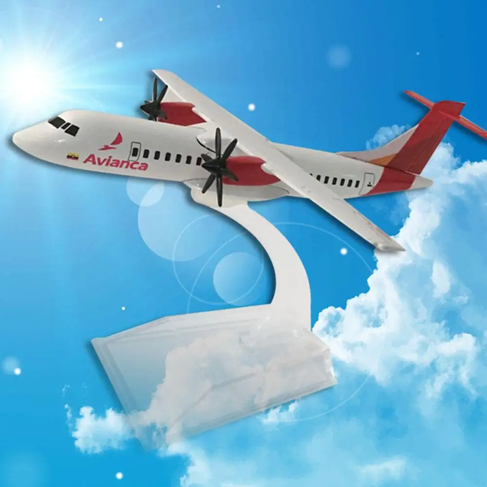 

1/400 16cm Diecast Avianca ATR-600 Aircraft Airplane Plane Model Gift Collection Plane Design Desk Decorations