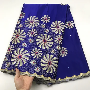 

5 Yards Nice looking african George lace fabric embroidered quality for clothes