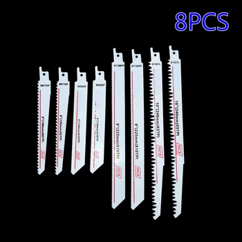 

8pcs HCS Reciprocating Saw Cutters Electric Sawzall Hackzall 240/227/150mm