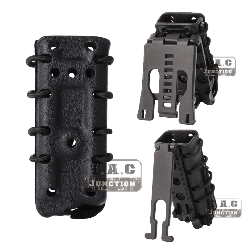 

Tactical Hard Shell Pistol Magazine Pouch Carrier For 9mm Magazine Pouch With MOLLE / Belt Mount