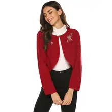 Women Casual Soft Bed Jacket Embroidered Height 172cm, Bust 85cm, Waist 60cm, Hip 90cm Detail Nightwear Loose