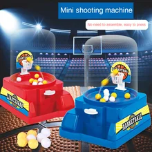 Дети родитель-ребенок Интерактивная настольная детская площадка обучающая игра машина пальчиковая баскетбольная игрушка летняя доска случайный цвет