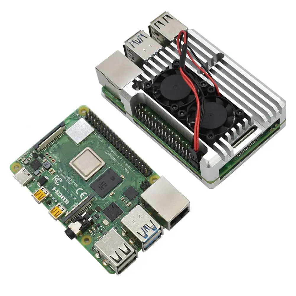 2G ram для Raspberry Pi 4 поколения Модель B Тип компьютерная макетная плата двойной экран 4K выход двухчастотный Wi-Fi Bluetooth