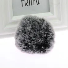 8 см в форме снежинок с меховыми помпонами Цвет Рождество с меховыми помпонами ручной работы DIY Радуга зимние сапоги на искусственном кроличьем небольшой и меховыми помпонами Костюмы аксессуары