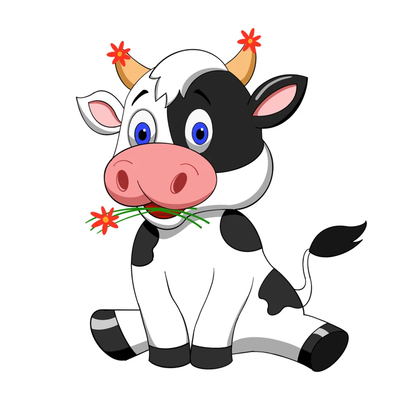 

Interesting Cows Car Stickers Motorcycle Decals Waterproof Windshield Decals PVC 12cm X 14cm