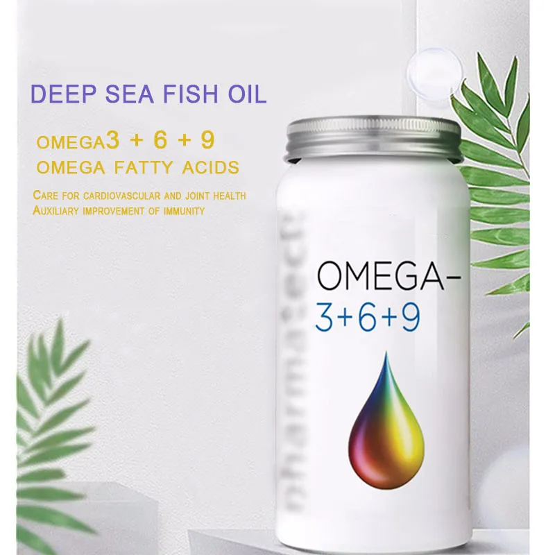 Масло для глубоководной рыбы omega3 + 6 9 жирные кислоты поддержка сердечно-сосудов
