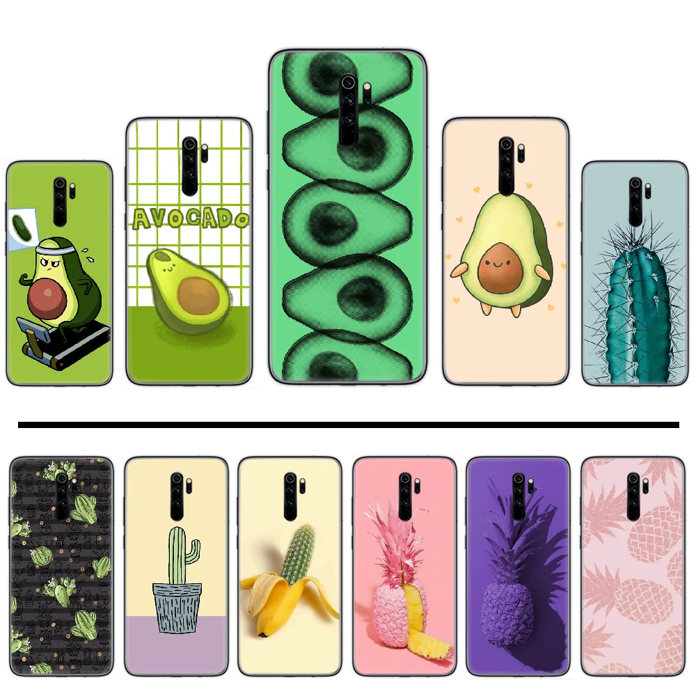 pineapple Cactus avocado Cover Phone Case For Xiaomi Mi A1 A2 5 6 6PLUS 8 9 SE Lite MIX 2 2S MAX 3 Pocophone F1 | Мобильные телефоны