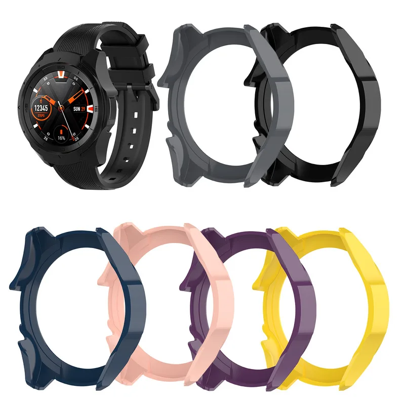 

New High-quality Silicone Protector Case Cover Shell Protective Shell for Ticwatch S2 Smart Watch Smart Cover Watch Accessories