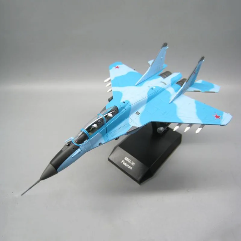 HOT SALES! 1/100 Scale Russia Fulcrum MIG-35 aircraft airplane fighter models children toys for display show collections