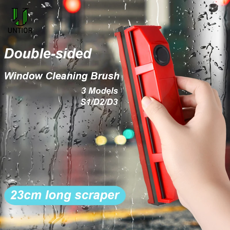 

UNTIOR Magnetic Window Cleaner Portable Wipe Glass Cleaning Tools Household Glass Wiper for Double Side Window Cleaning Brush