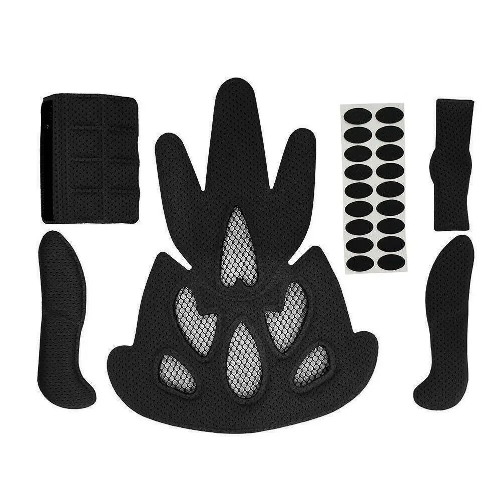1Set Universal Bike/Motorcycle Helmet Inner Padding Kit Set Pads