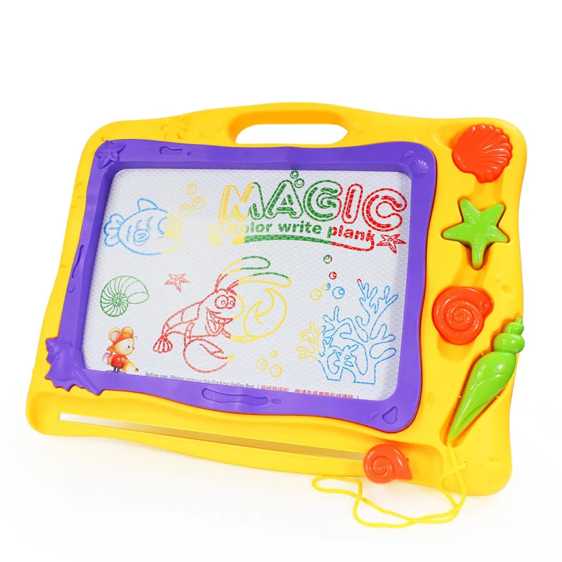 

Hui Cheng Toy Children Color Magnetic Drawing Board Large Size WordPad Baby Painted Graffiti Environmentally Friendly Repeated U