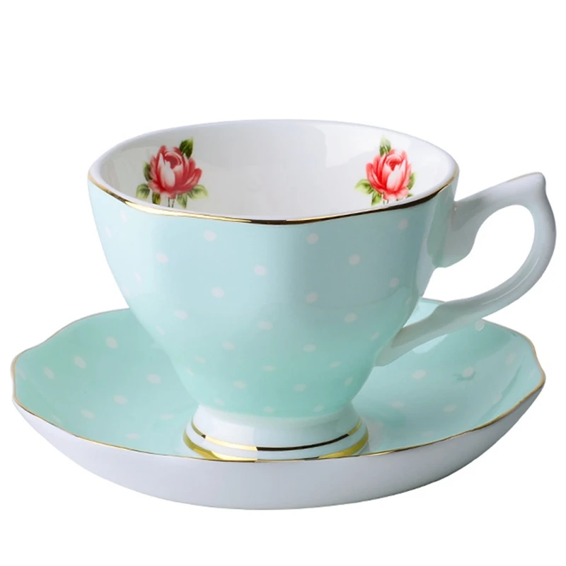 Fine Bone China Coffee Cup Saucer Funny Fashion Design Coffee Cup Wave Cup Dish