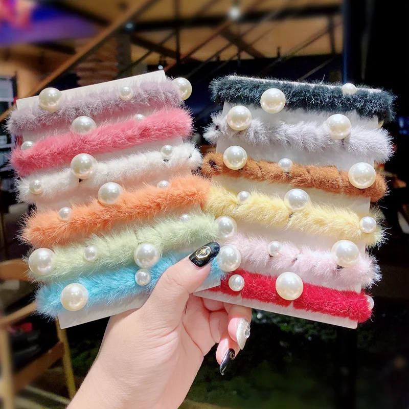 Резинки для волос с леопардовым принтом ленточные резинки аксессуары |