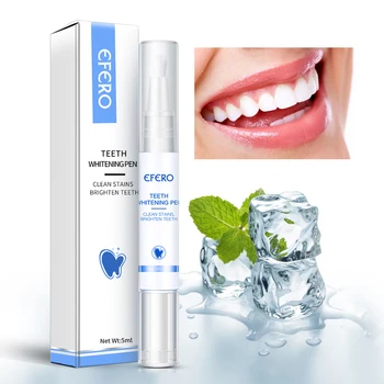 

EFERO Natural Teeth Whitening Gel Pen Oral Care Remove Stains White Tooth Pen Cleaning Teeth Whitener Tools Oral Hygiene