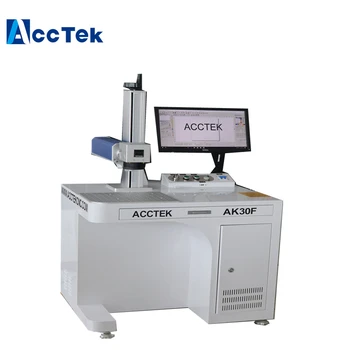 

AccTek high precision fiber laser marking machine AK30F 30W laser marking machine for metal and nonmetal